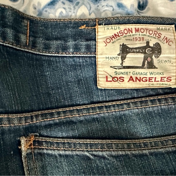 Los Angeles Denim Co. Medium Blue Selvage Jeans - Picture 7 of 12